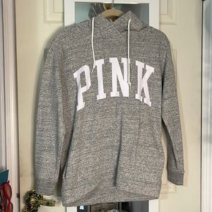 XS grey pink hoodie